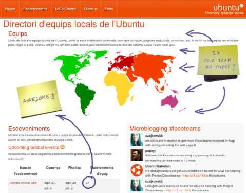 Ubuntu Global Jam participants
